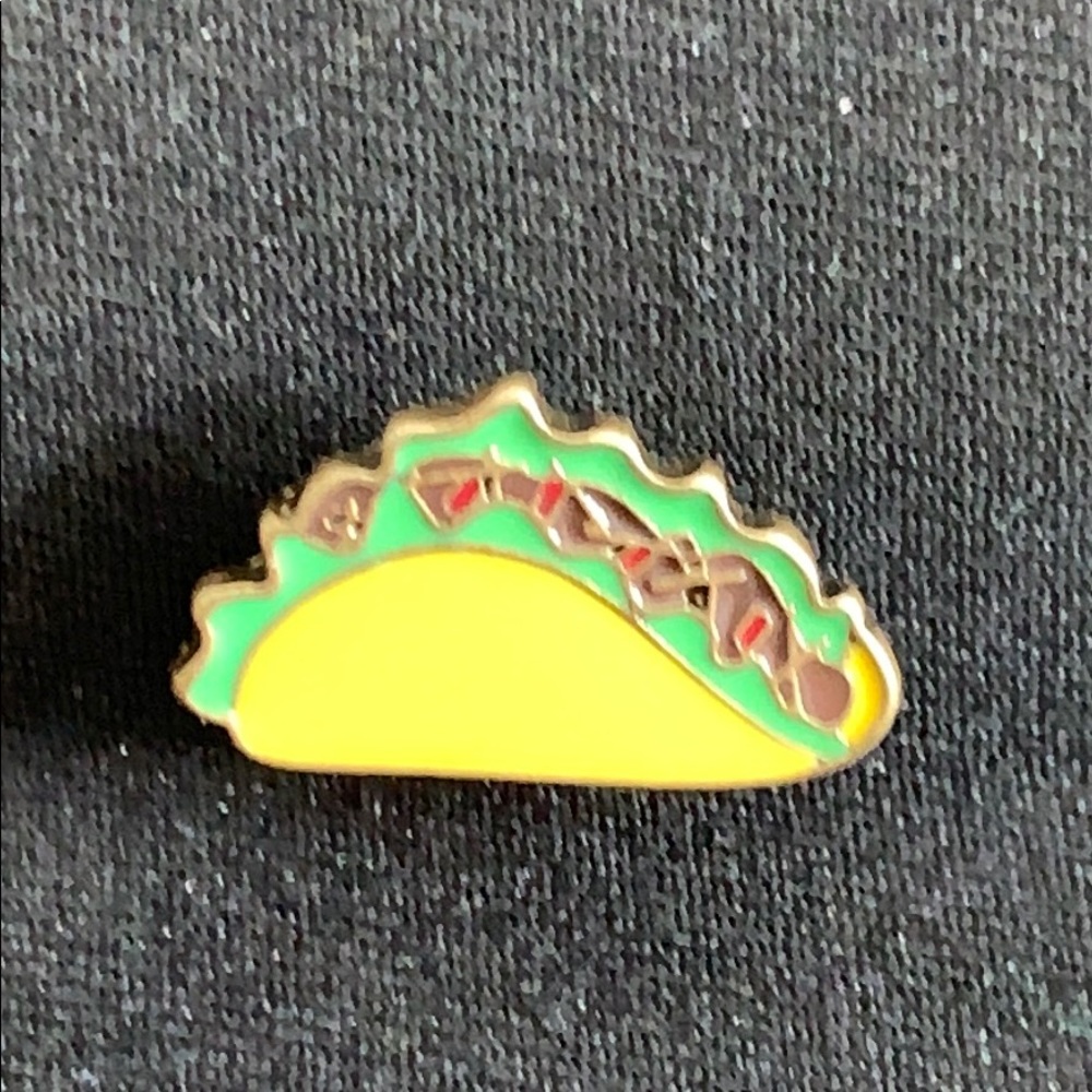 Enamel taco pin